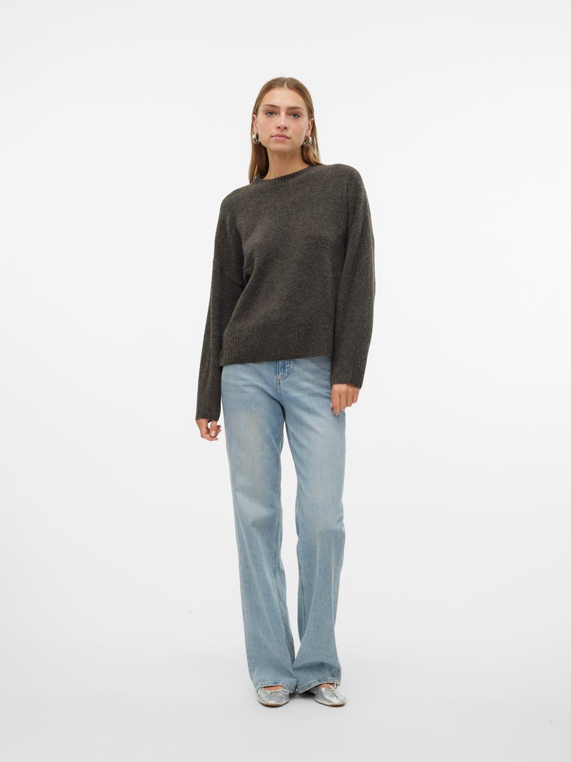 VMBOOM Pullover - Chocolate Torte - VERO MODA & VILA Bergvik